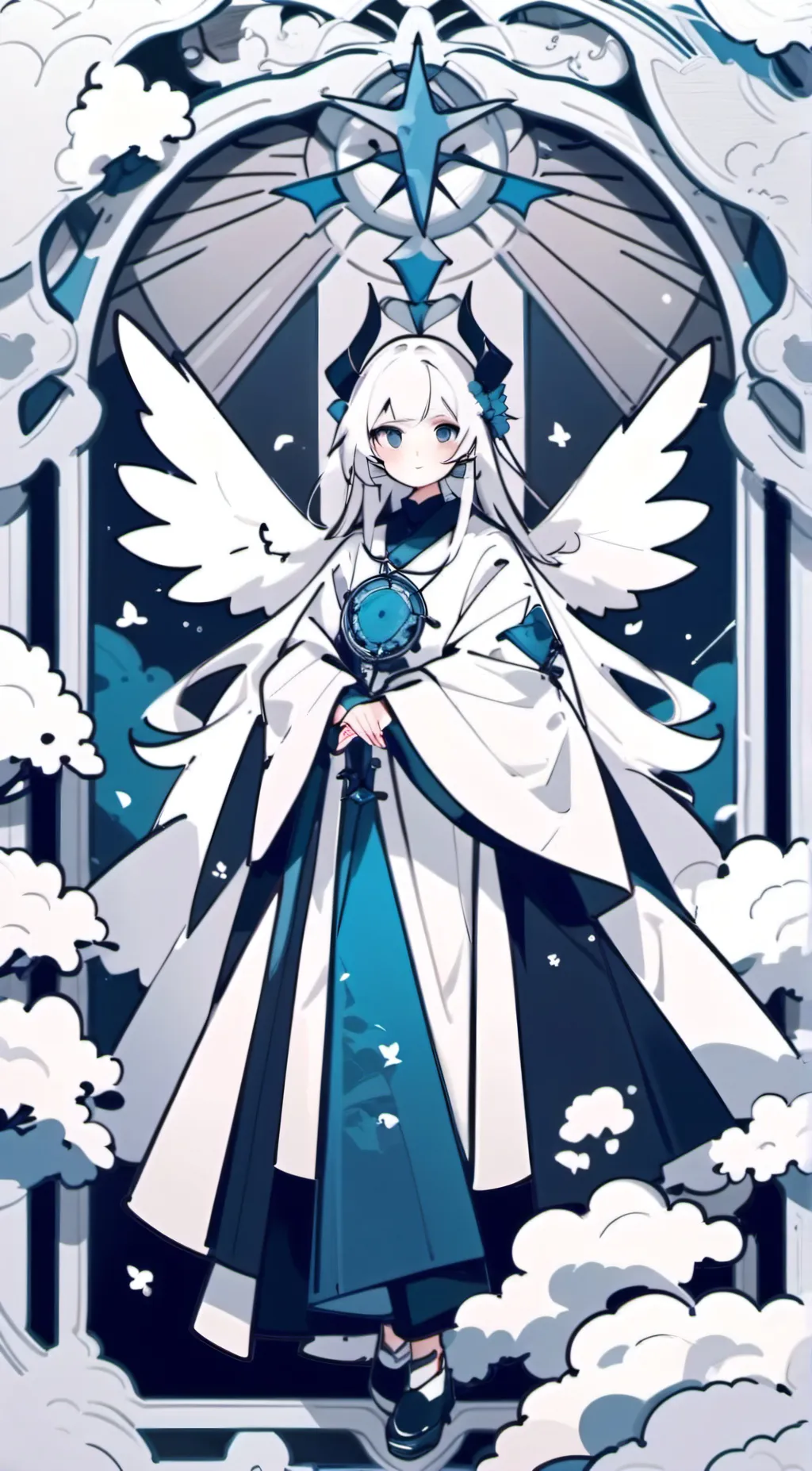 ai character: ANGEL background