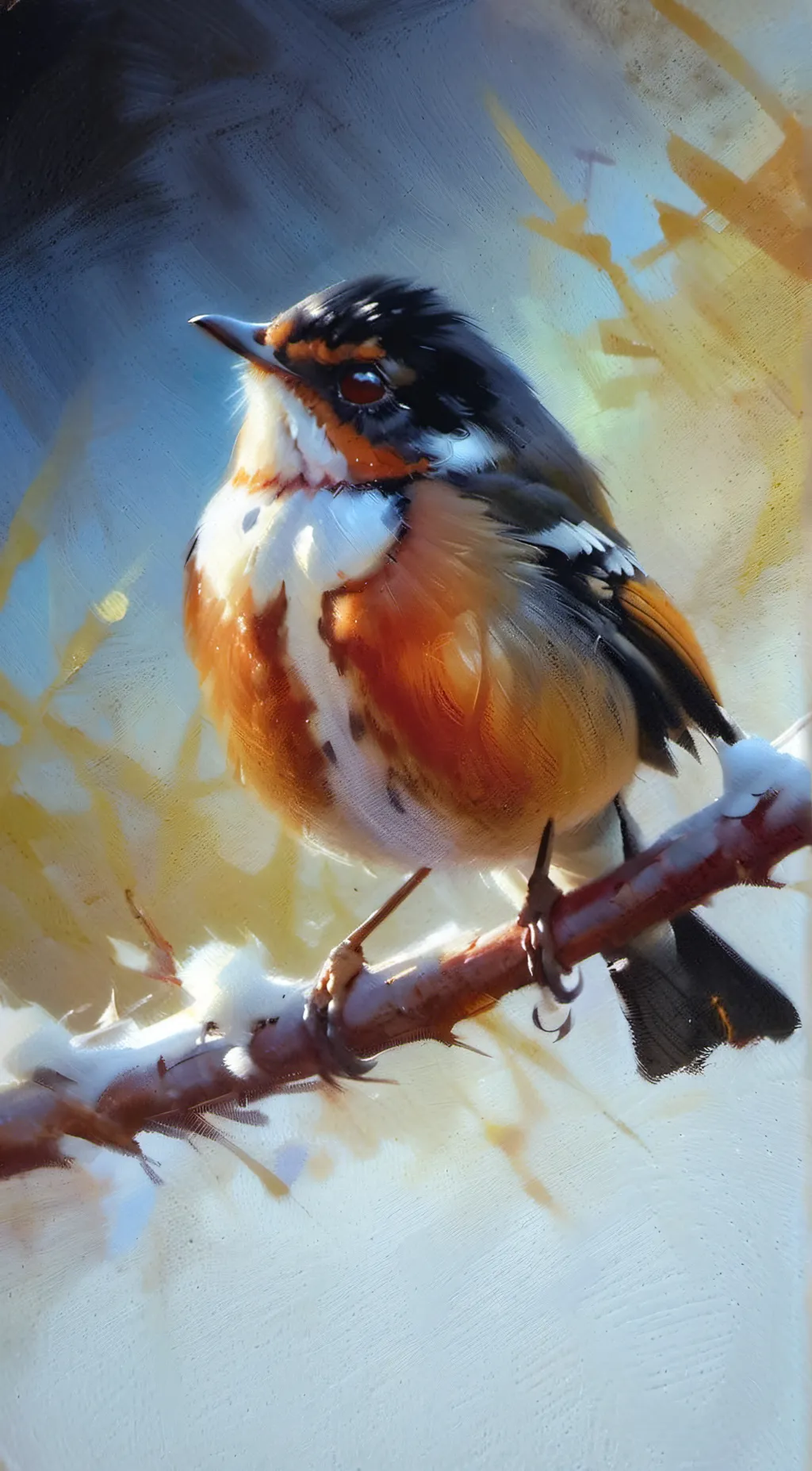 ai character: •mango cream• background