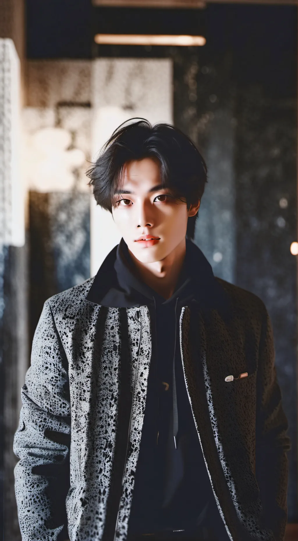 ai character: Hyunjin  background