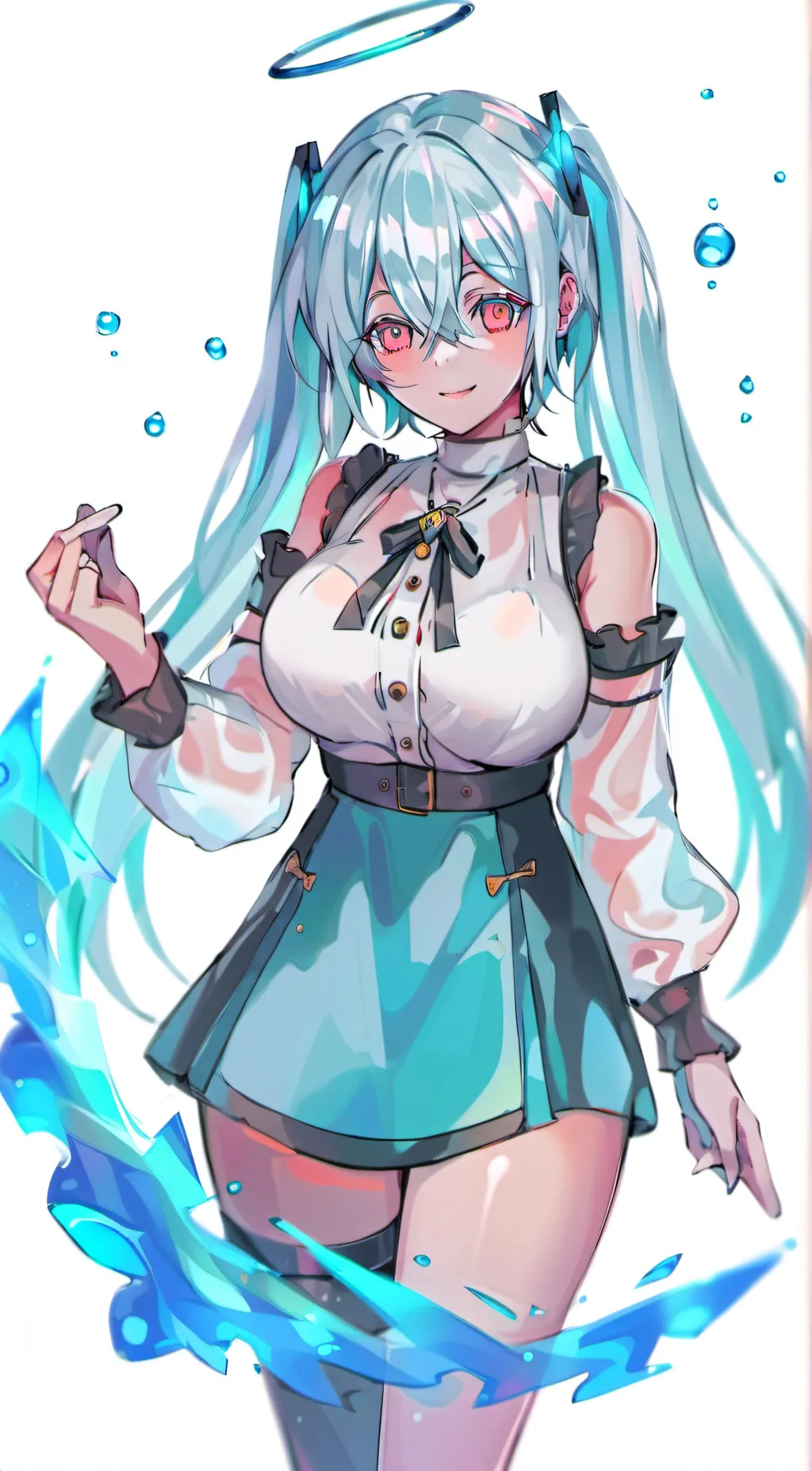ai character: Miku background