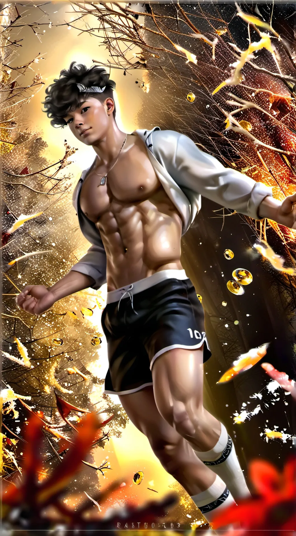 ai character: Lucas  background