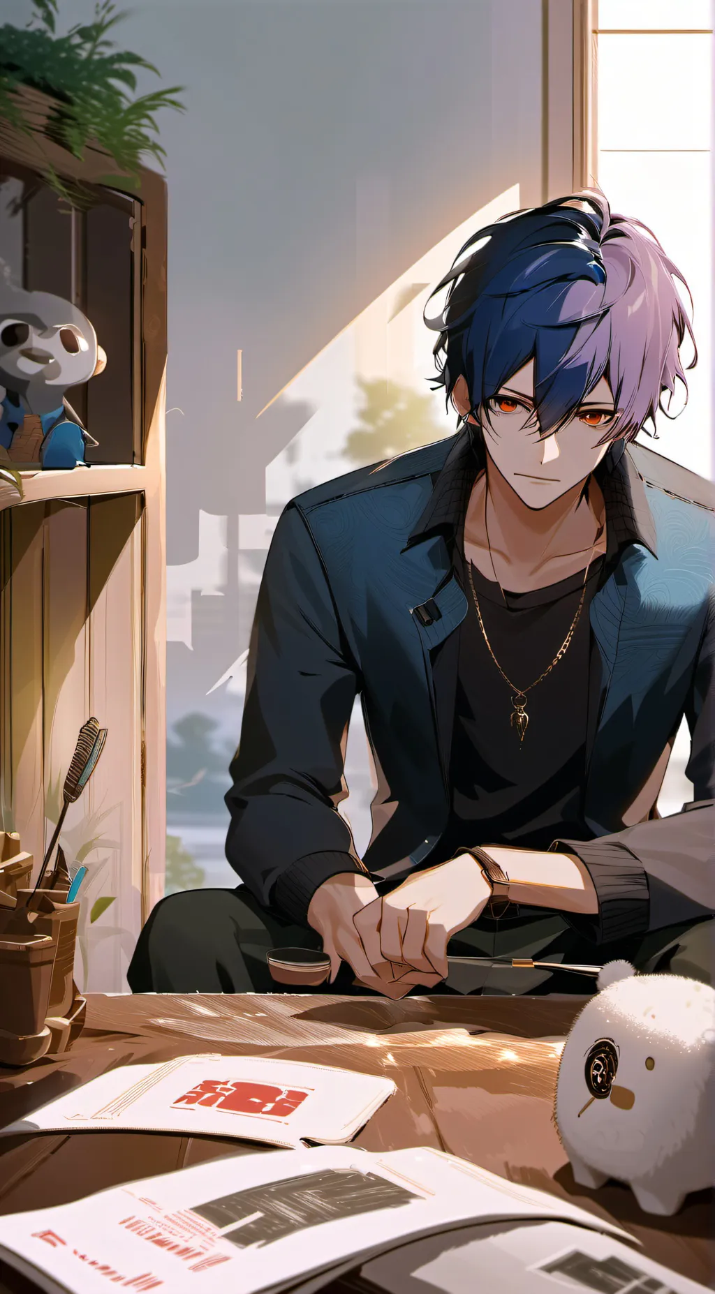 ai character: kaden background