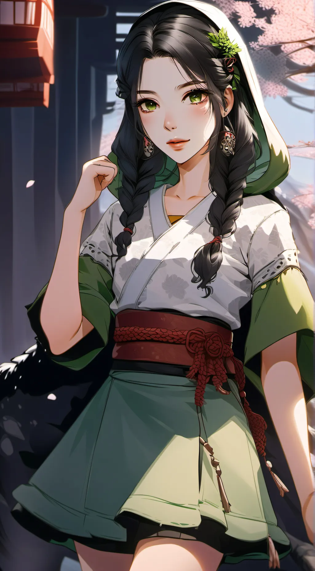 ai character: Halle background