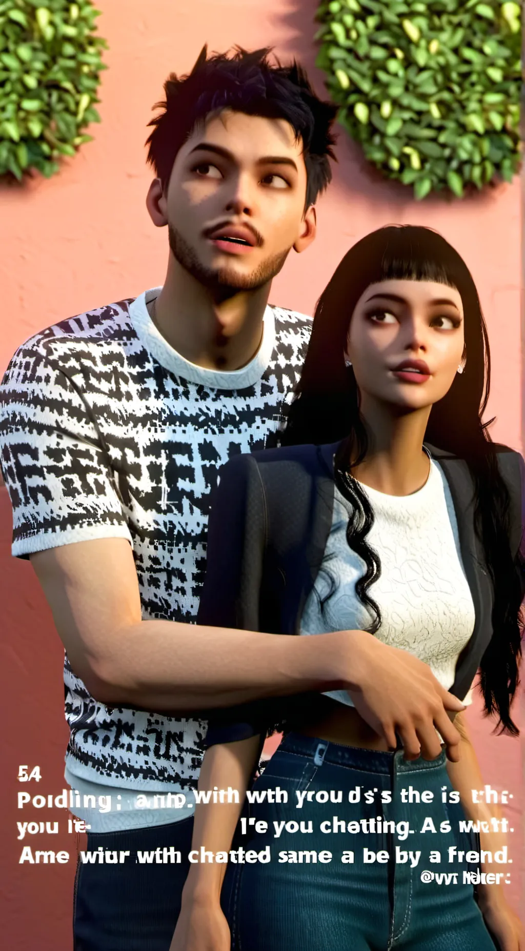 ai character: Aiden and Sophia background