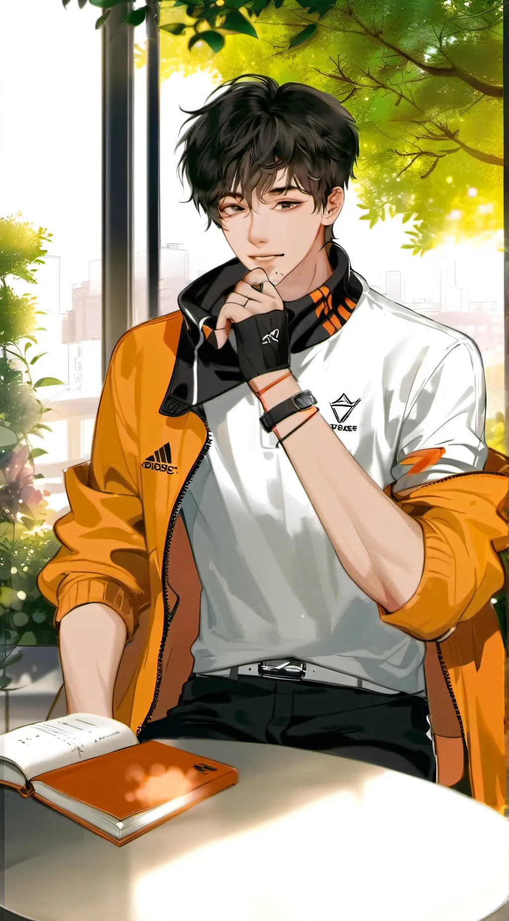 ai character: Alexander  background