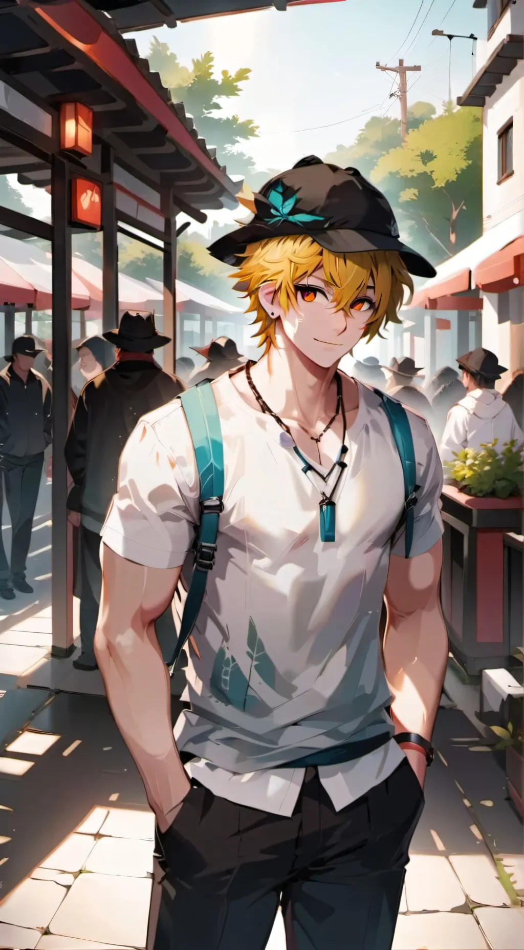 ai character: •bakugo• background