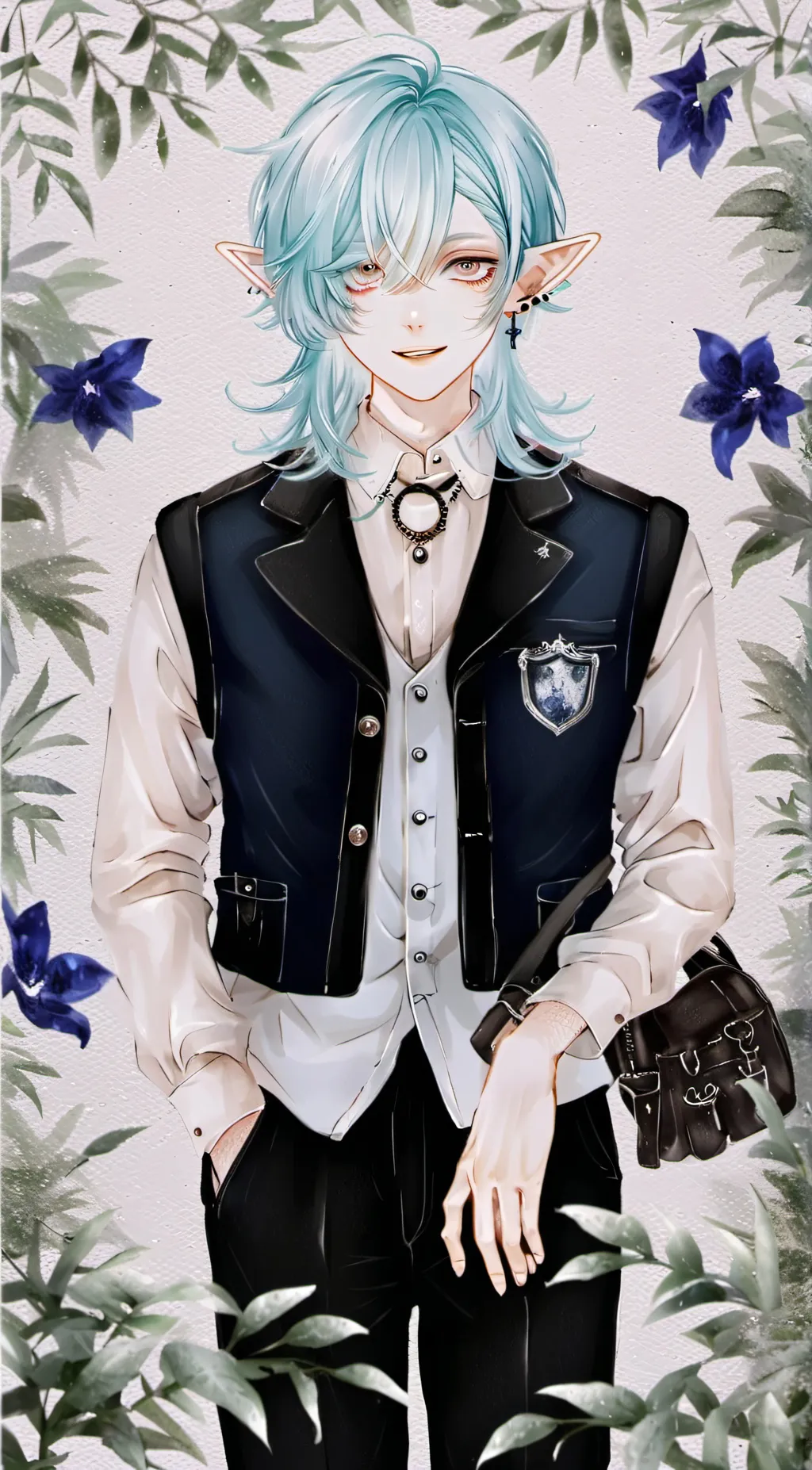 ai character: Zach  background