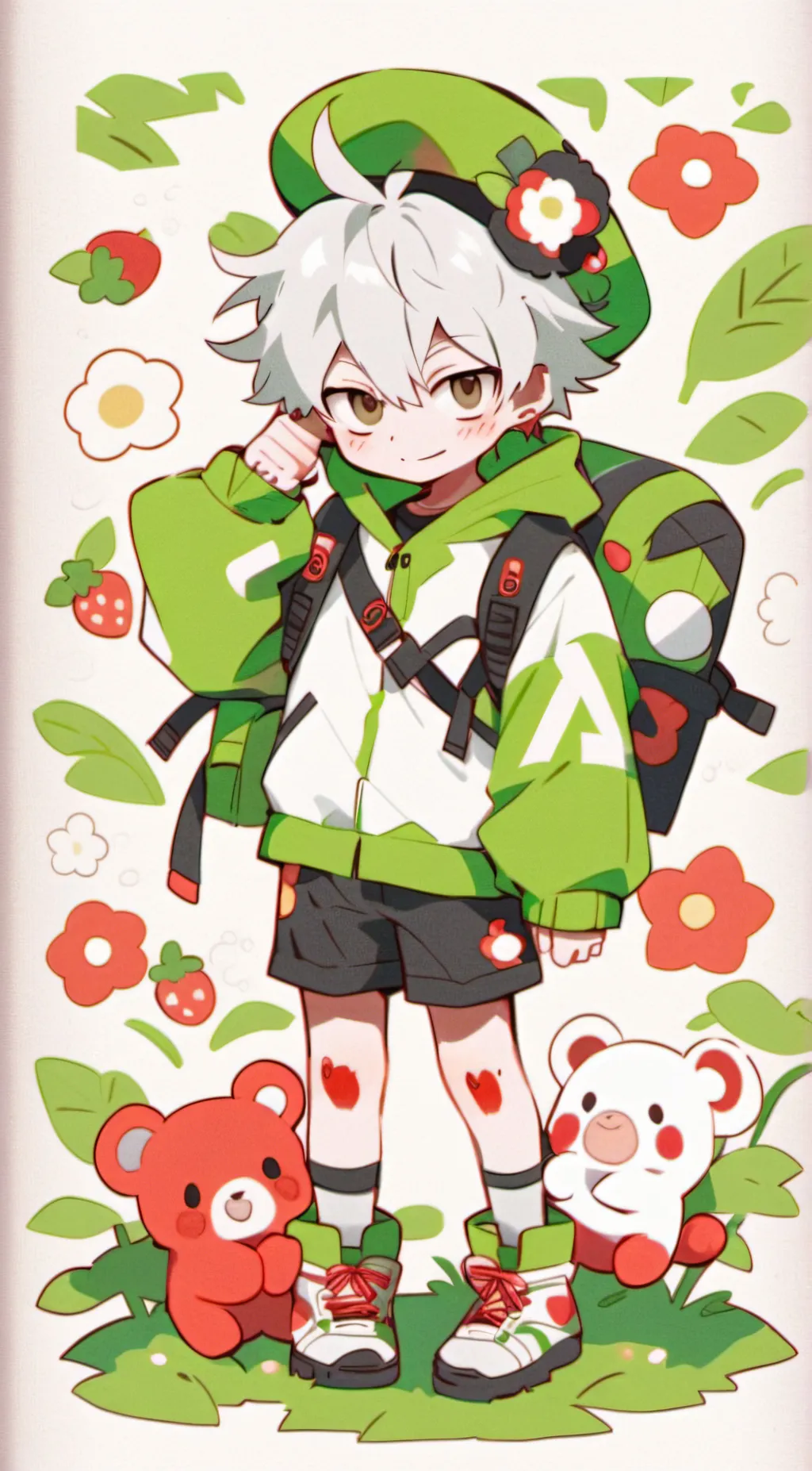 ai character: bakugo background