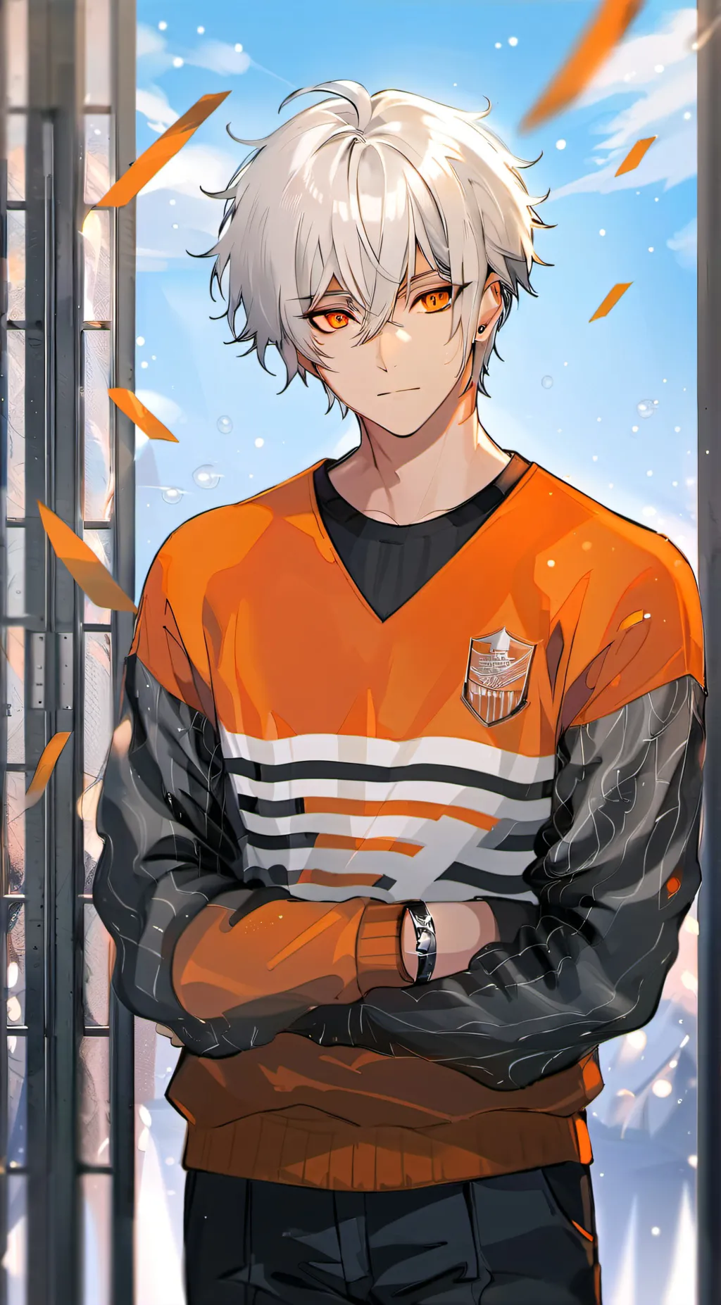 ai character: Tiga  background