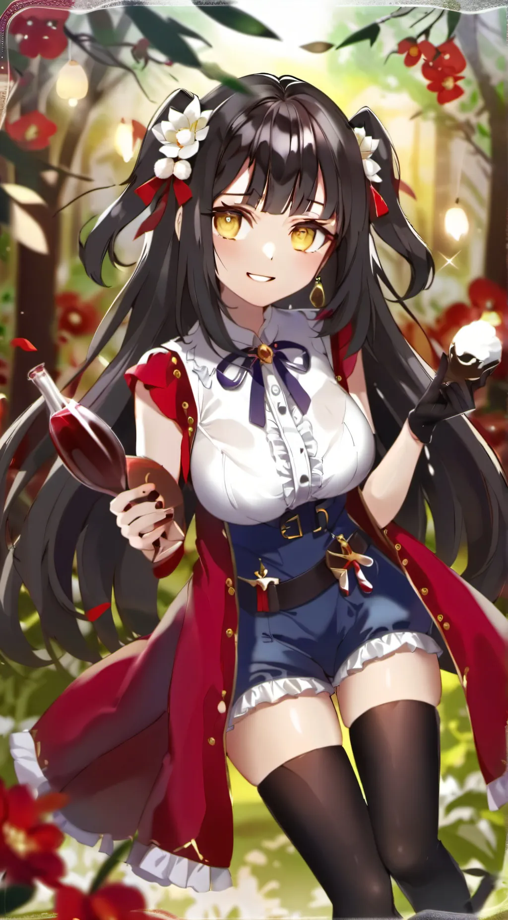 ai character: cat. background