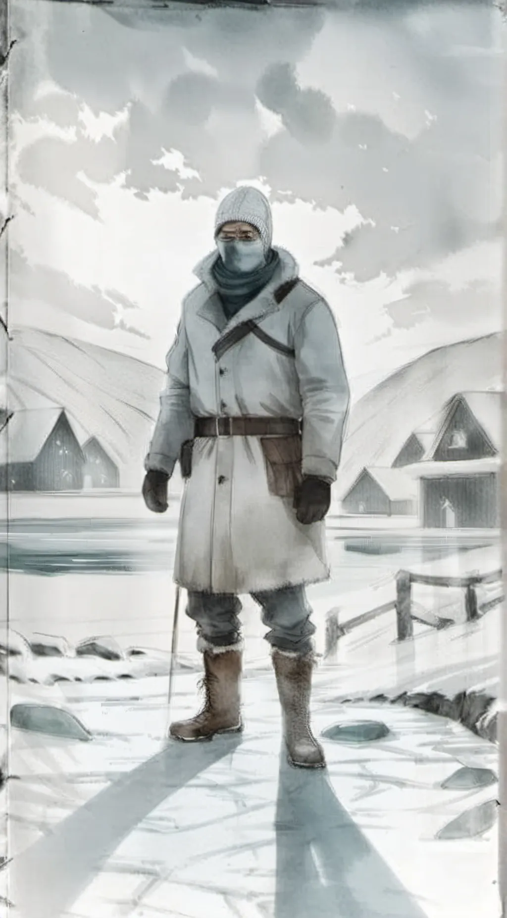 ai character: Simo Häyhä background