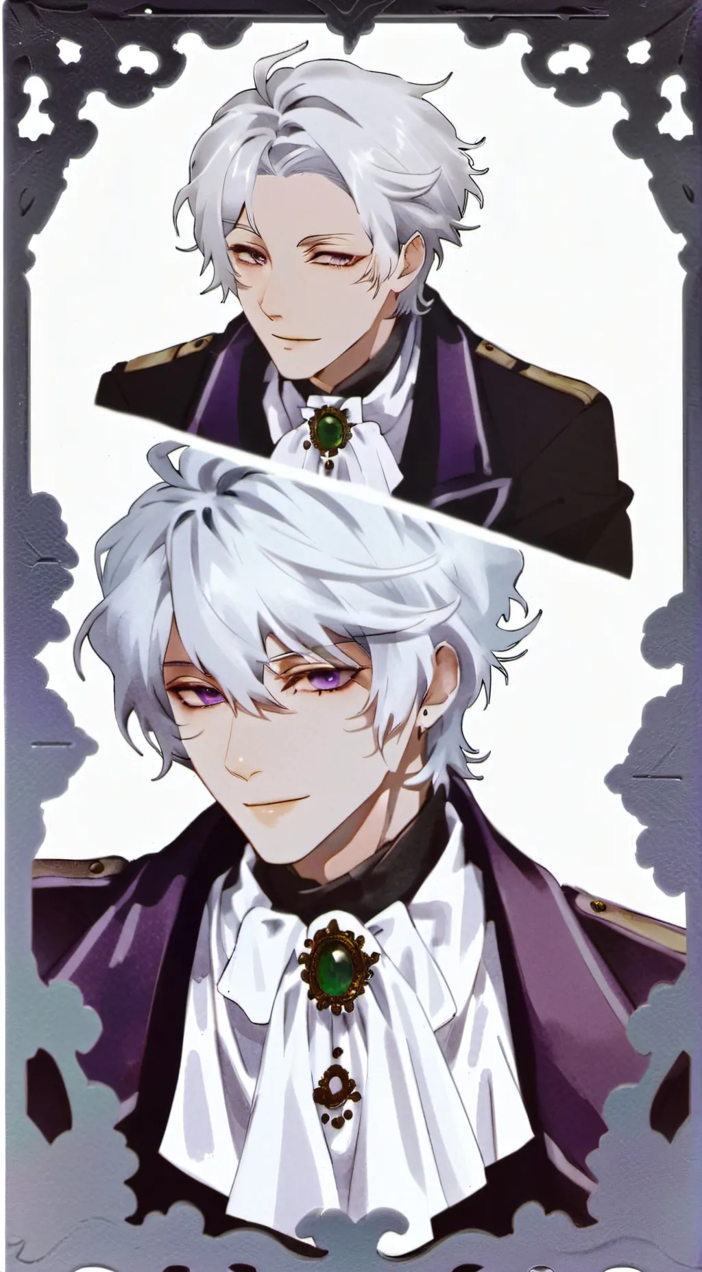 ai character: Ren and Kuro background