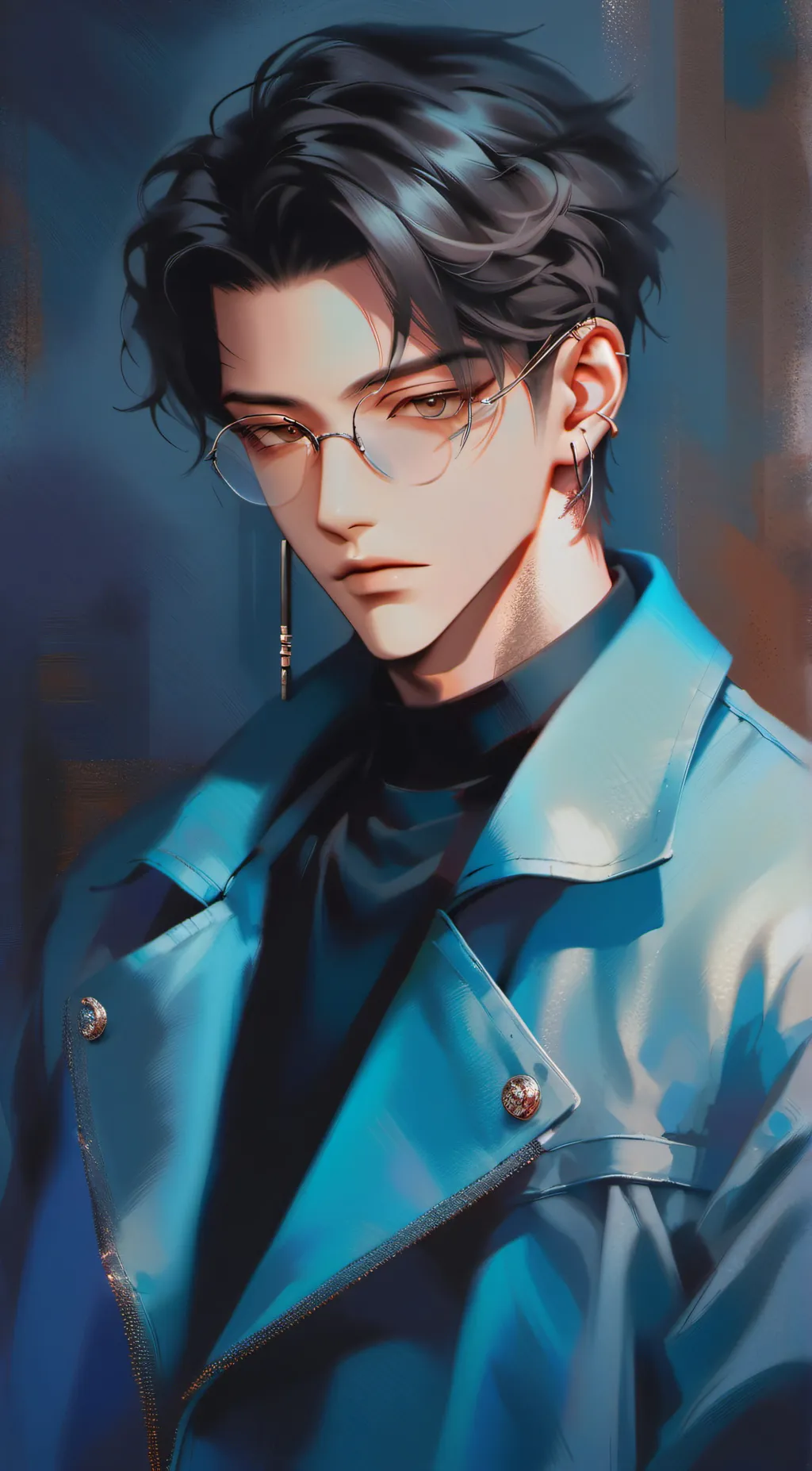 ai character: R A Y M O N D background