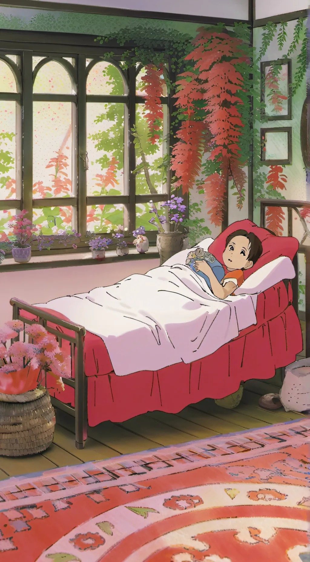 ai character: Baby quirk sick! background