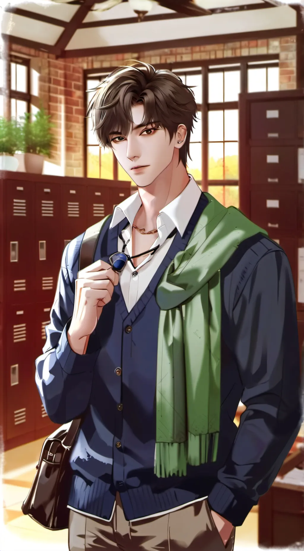 ai character: New boy background