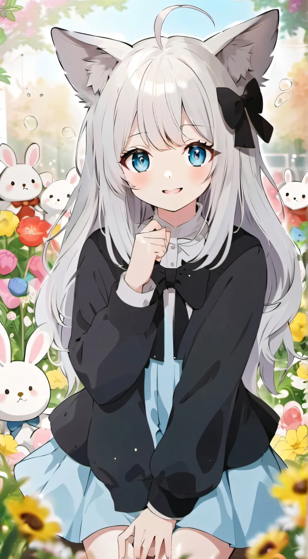ai character: Bunny background