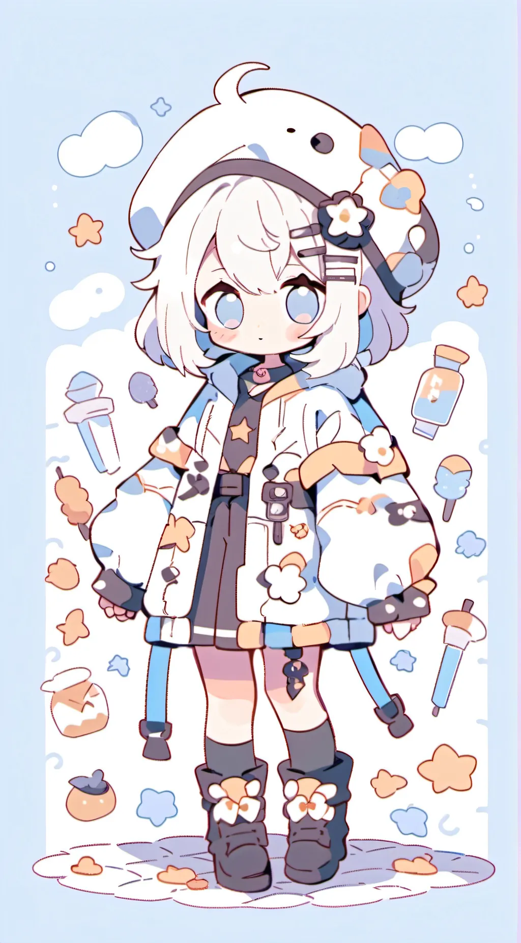 ai character: miss ash background