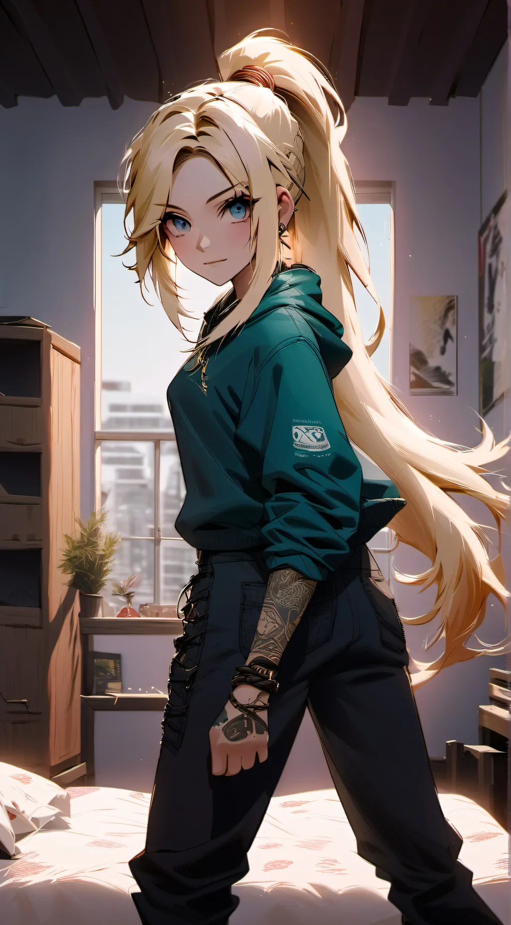 ai character: Pouup background