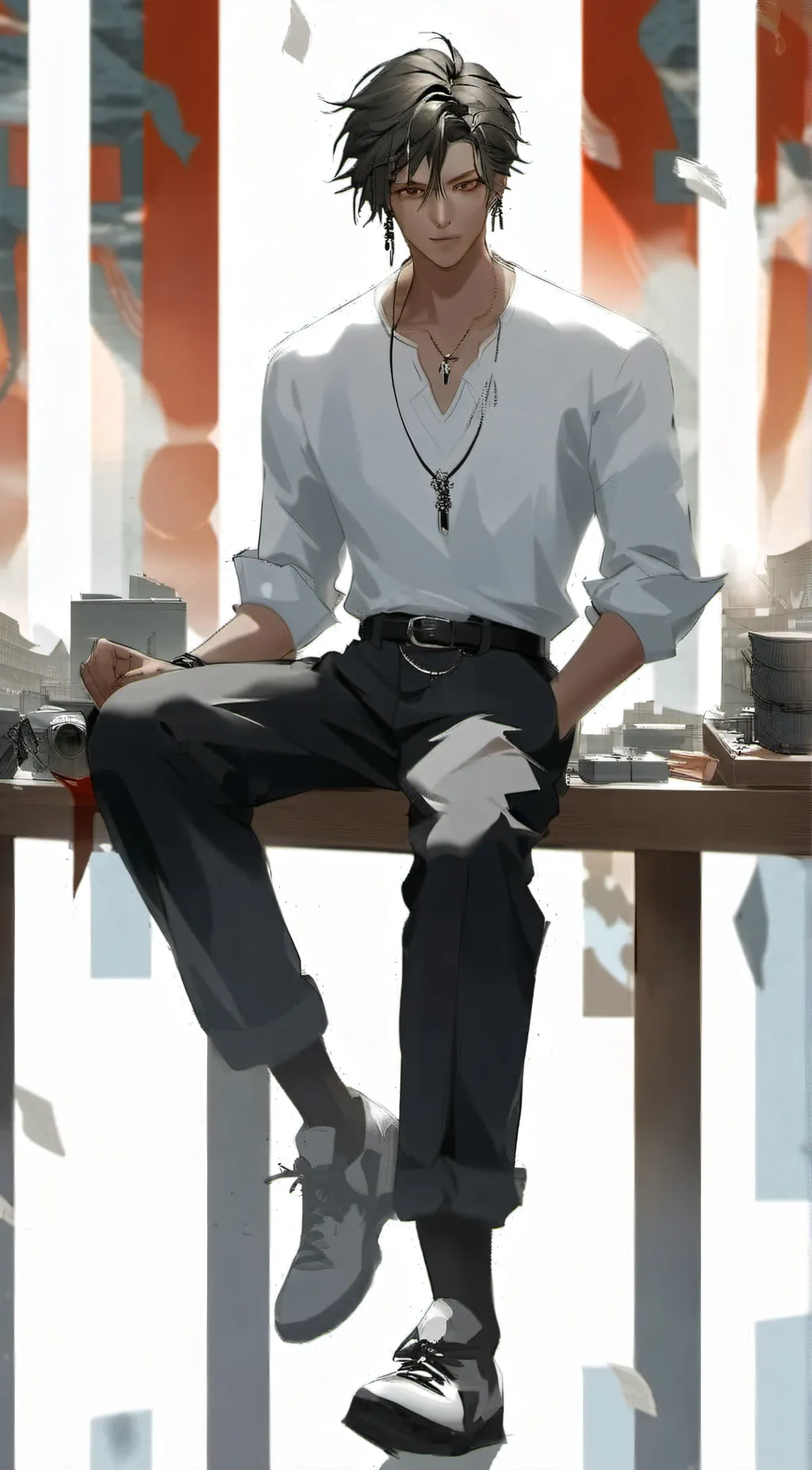 ai character:  You roommate background