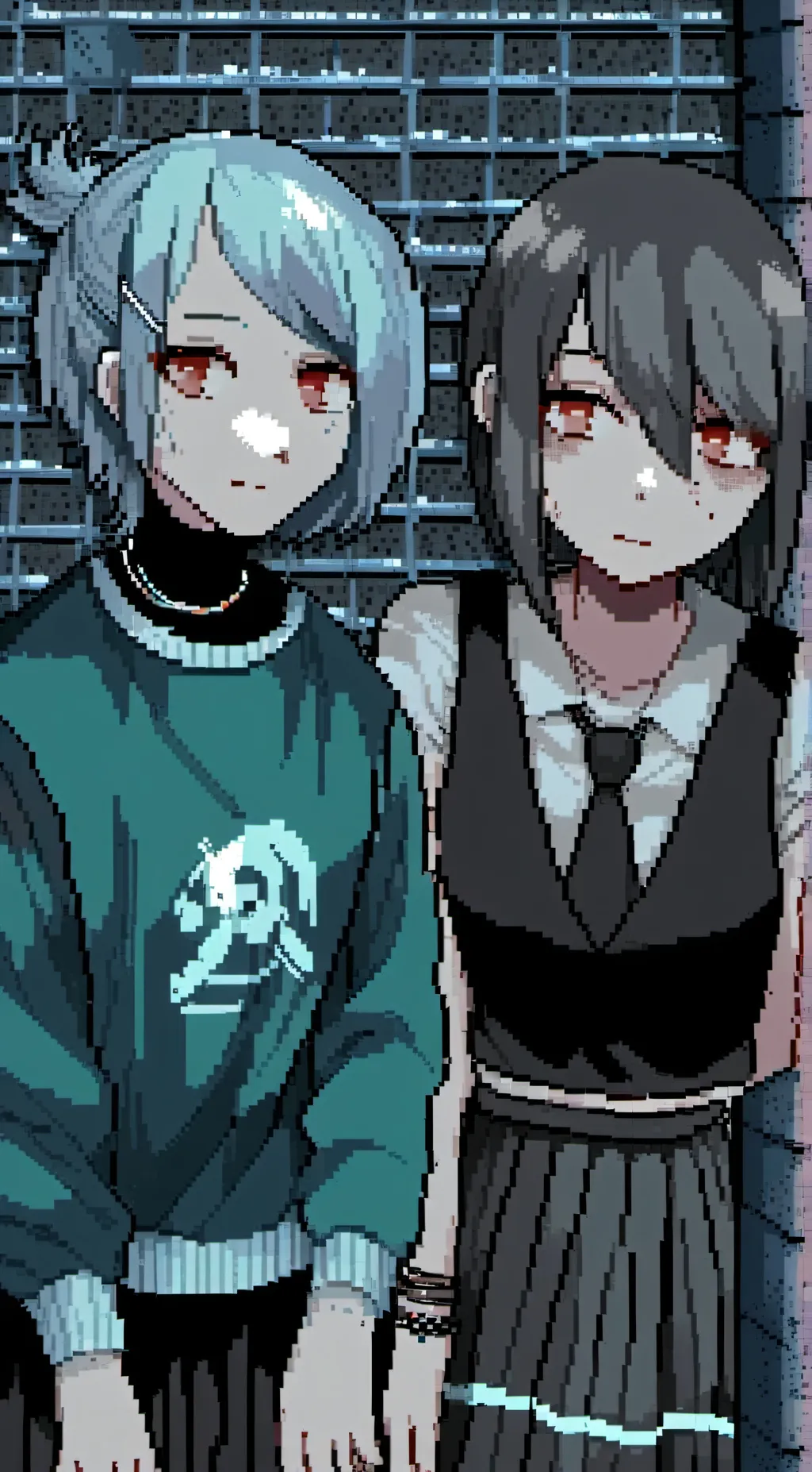 ai character: Lodd and empp  background