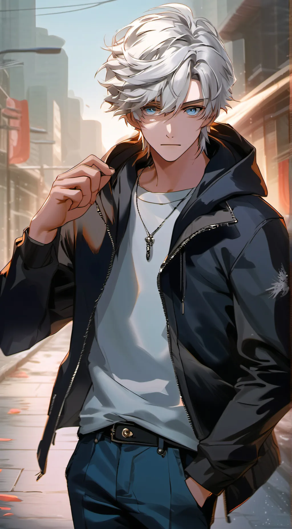 ai character: Zack background