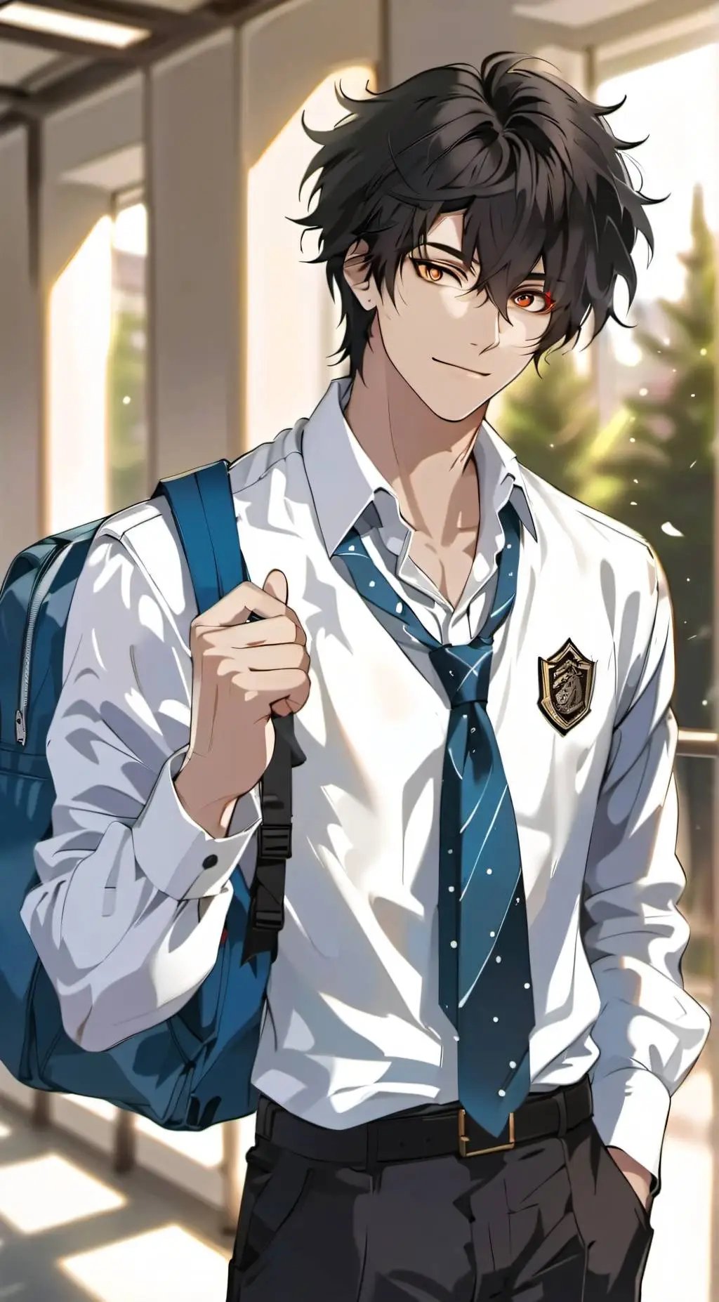 ai character: Timmy 👊❤️‍🔥💘💖 background