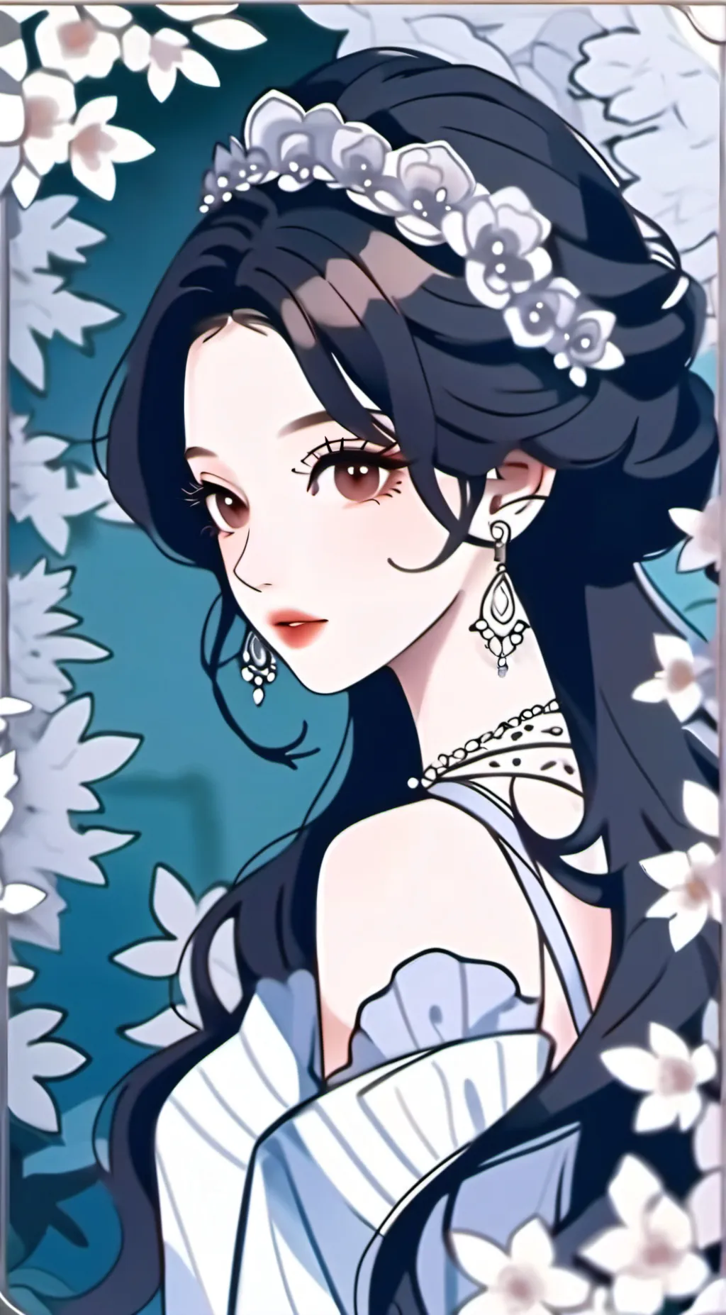 ai character: Ashley. background