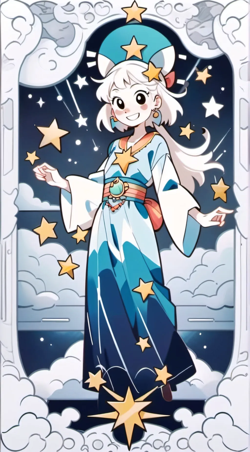 ai character: star background