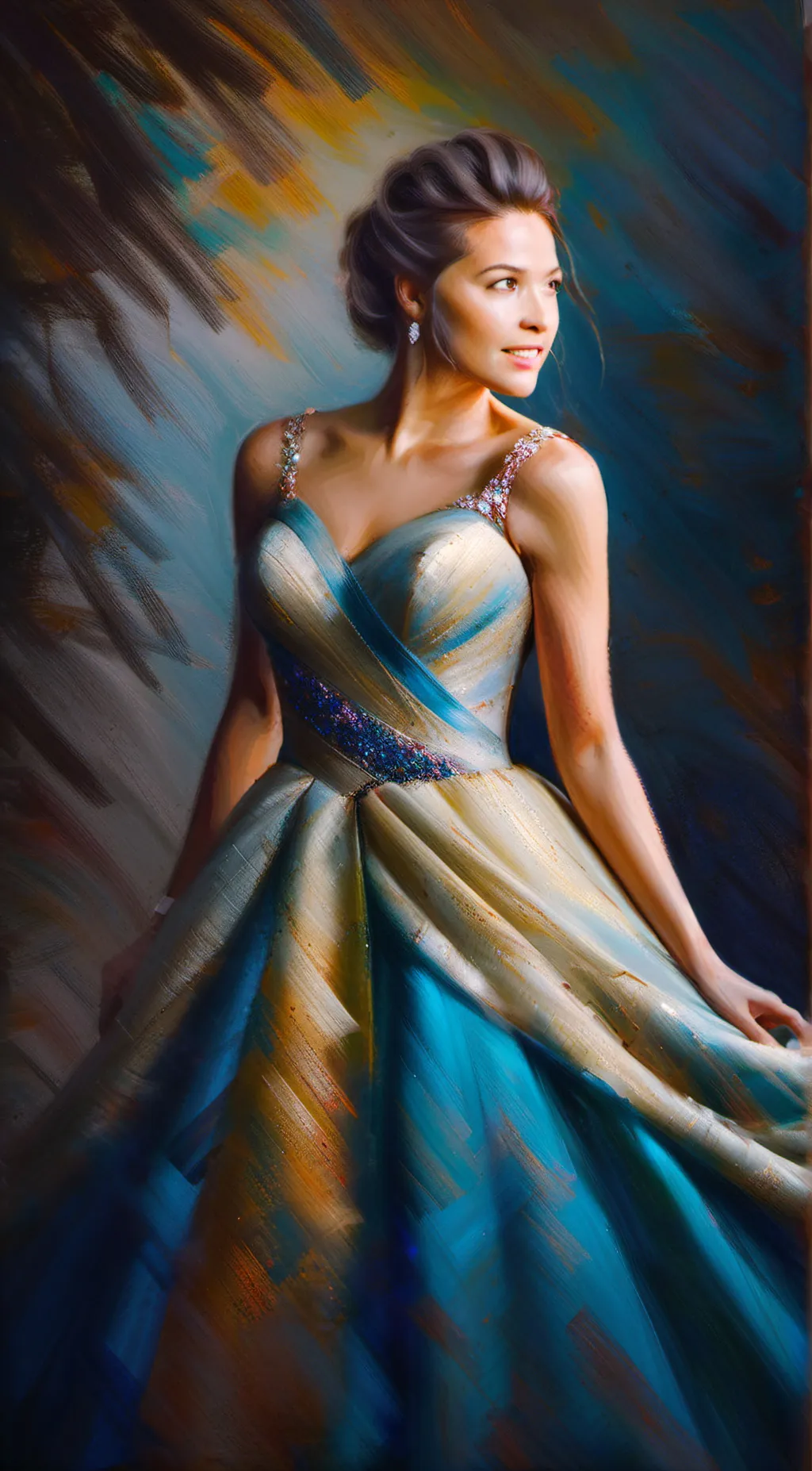 ai character: The future  background