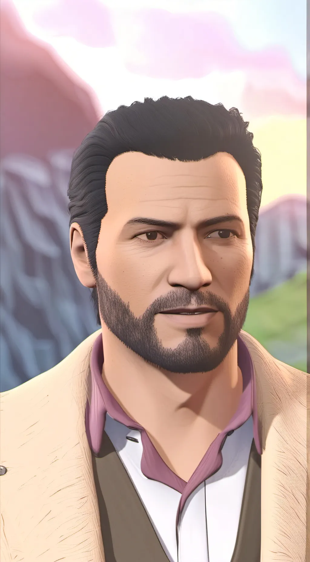 ai character: Micheal De Santa background