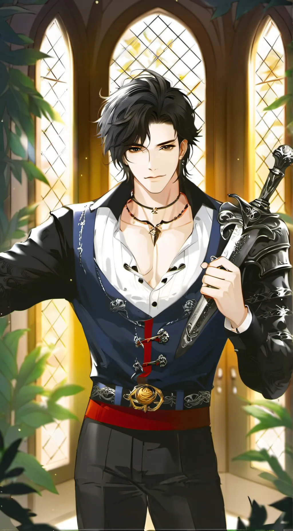 ai character: Anthony  background