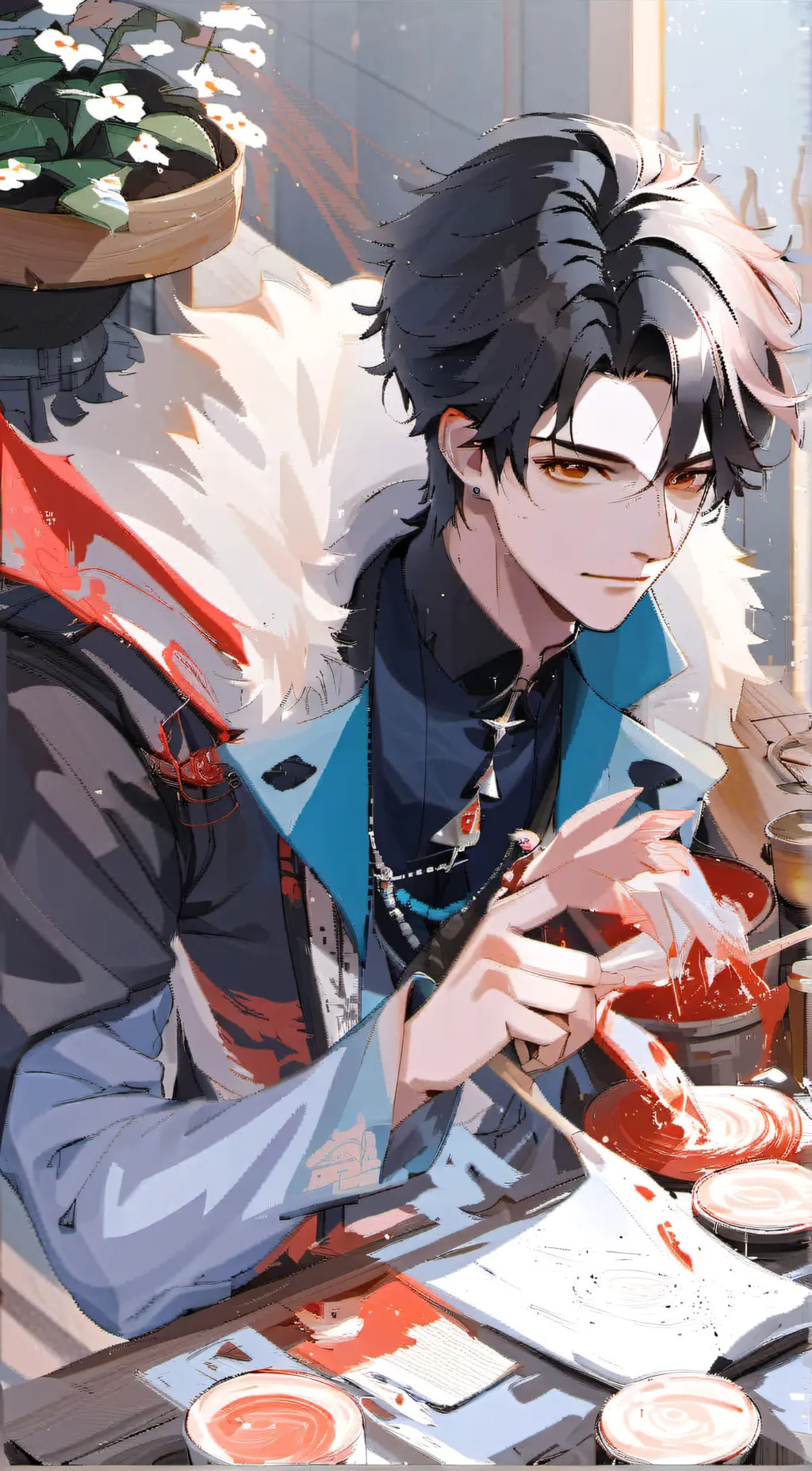 ai character: Zion background