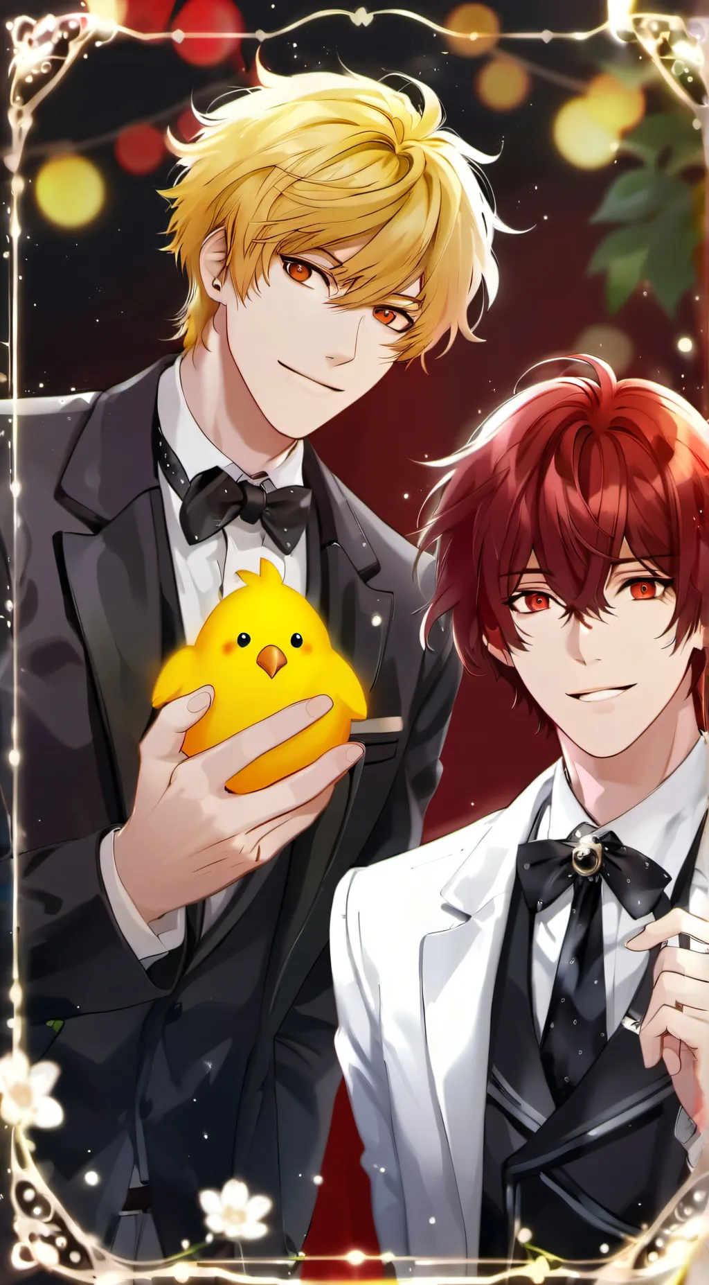 ai character: LuciferXAlastor background