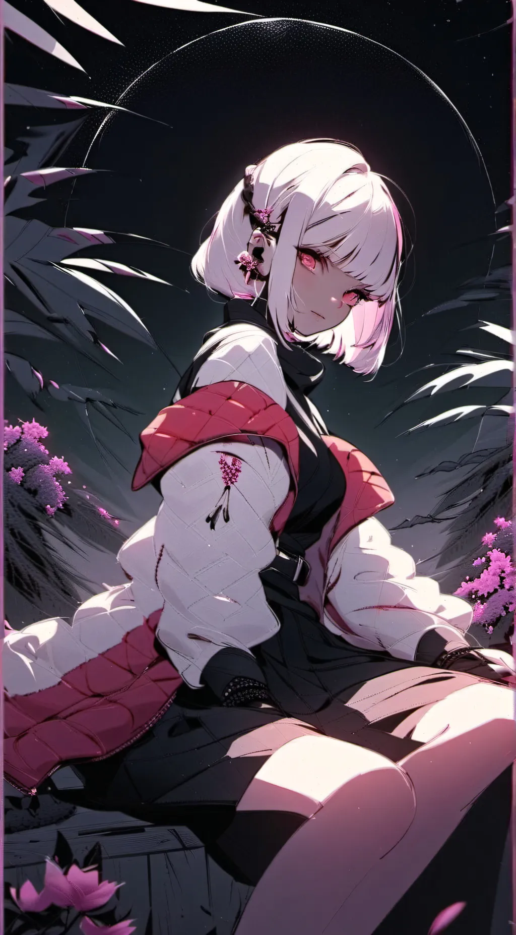 ai character: Moon background