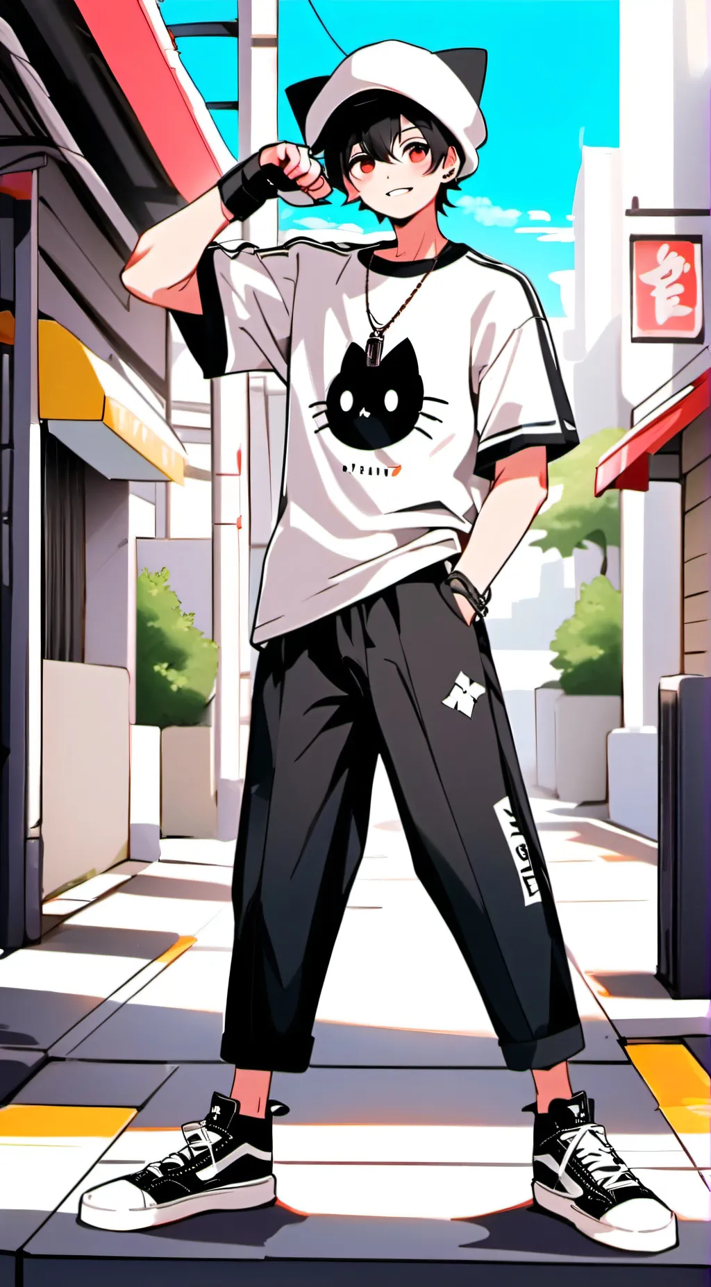 ai character: 🎸 🇯🇵 Haruki 🇯🇵 🎸 background