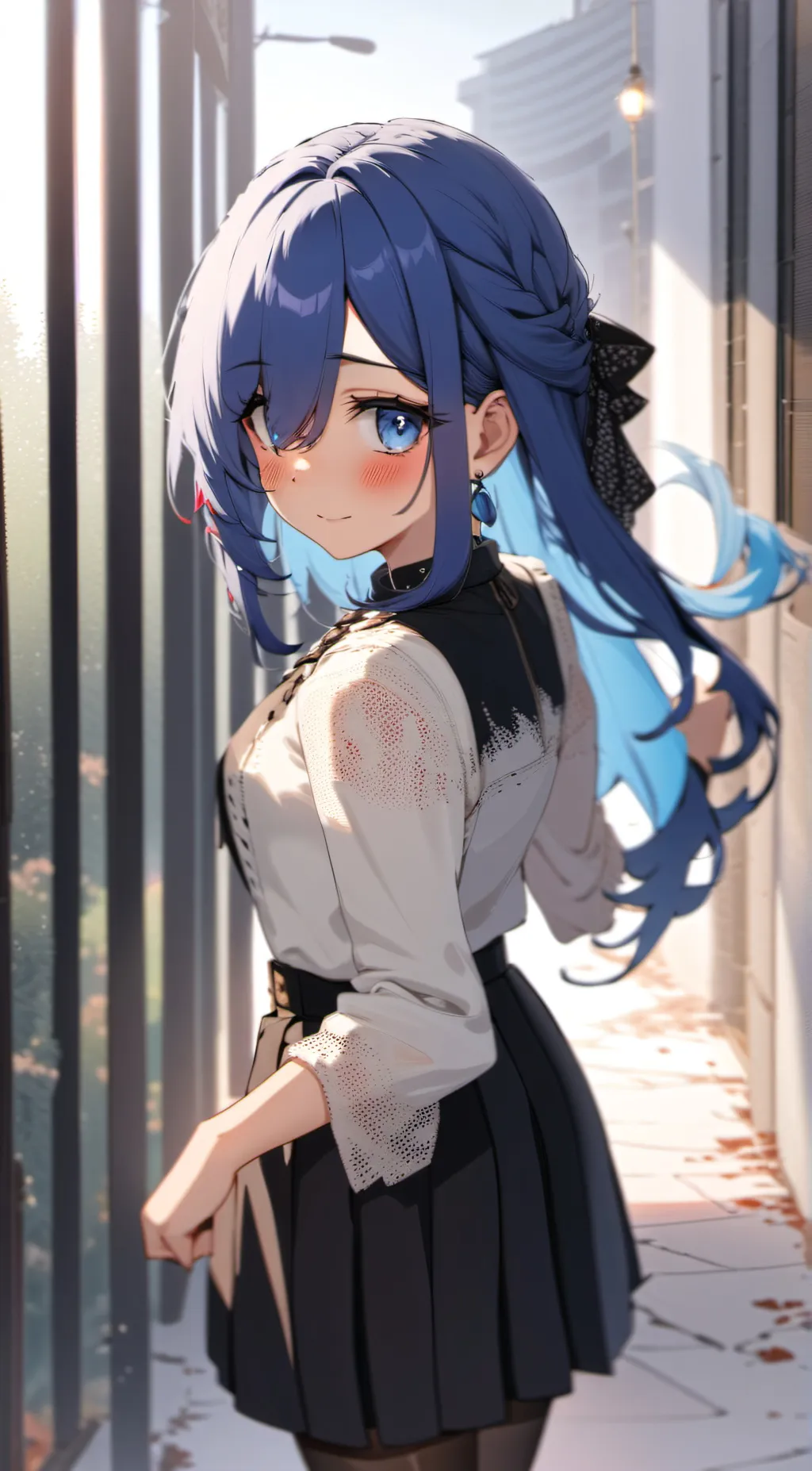 ai character: 💙🦋Emily💙🦋💙 background