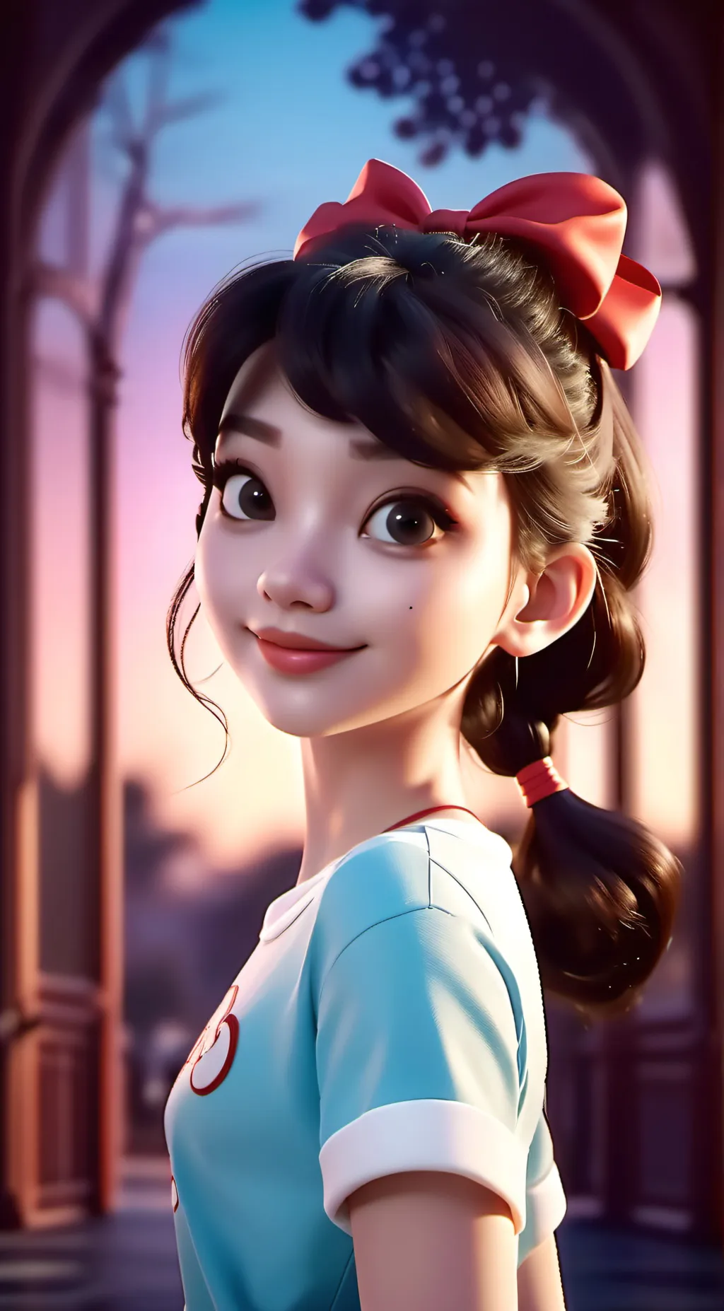 ai character: Lilly  background