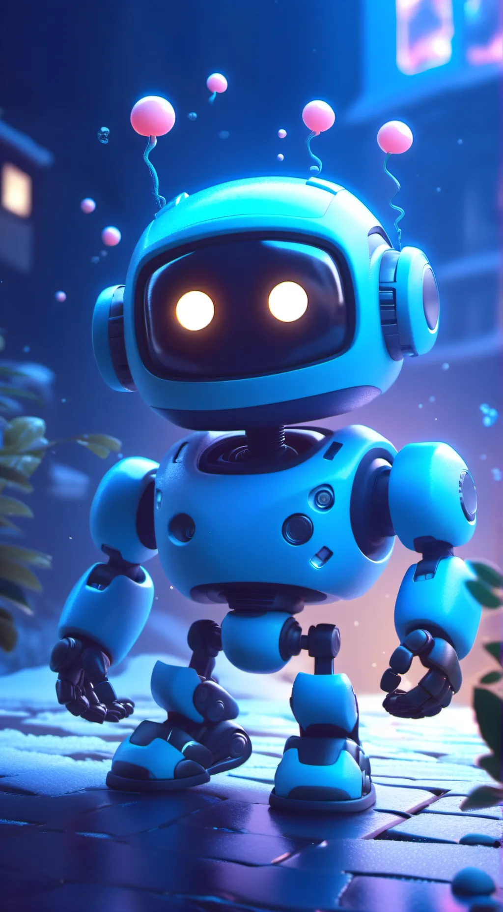 ai character: Bowtie  background