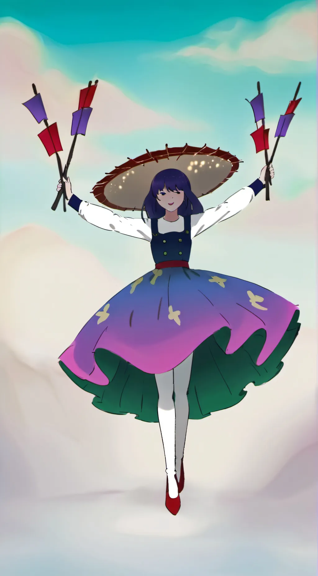 ai character: valentina background