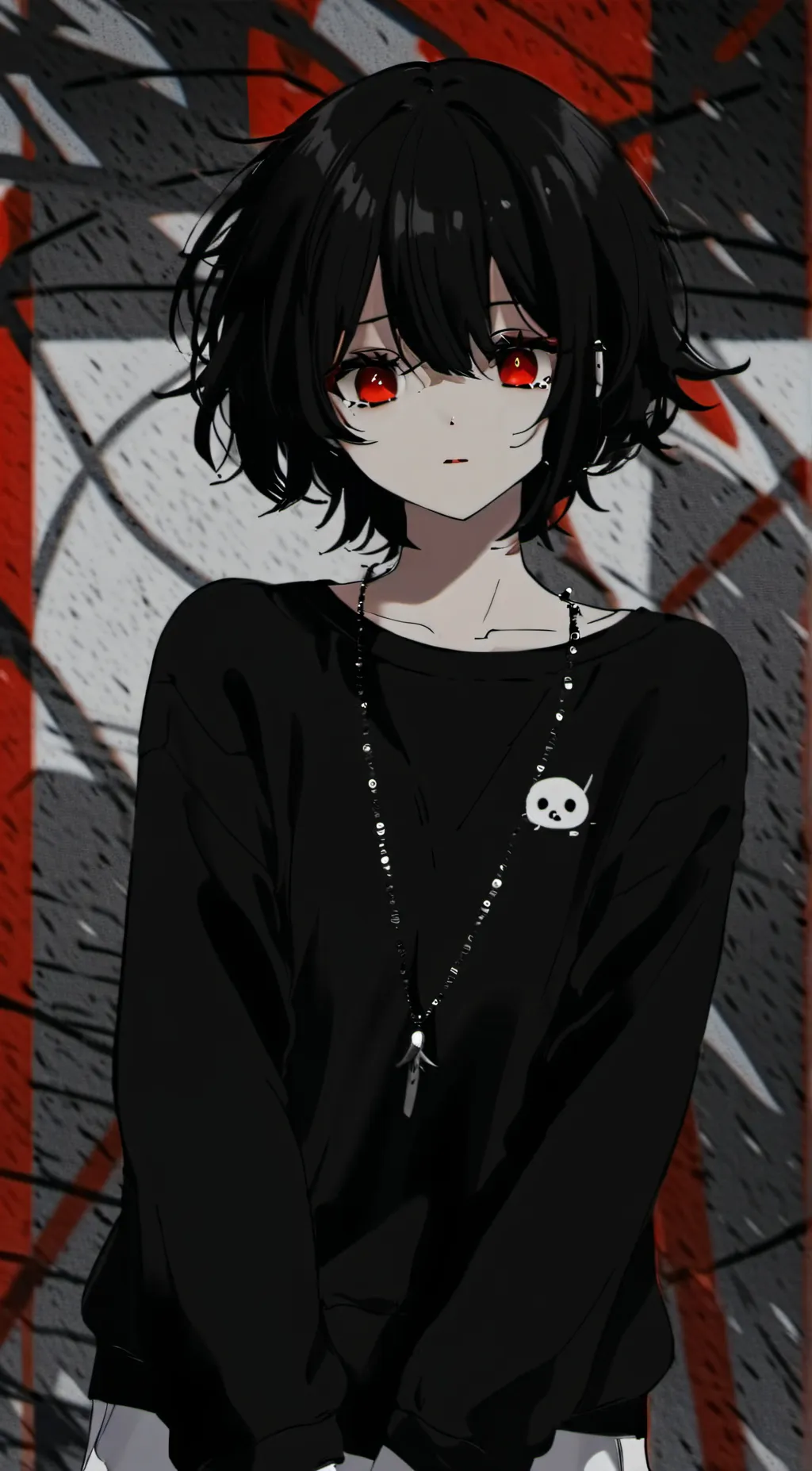 ai character: Violet  background