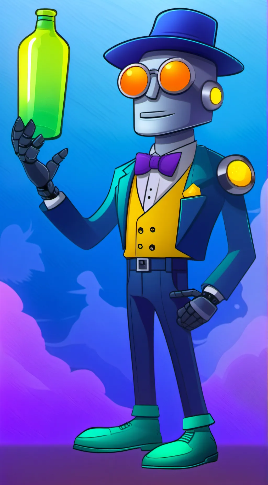 ai character: Barley background