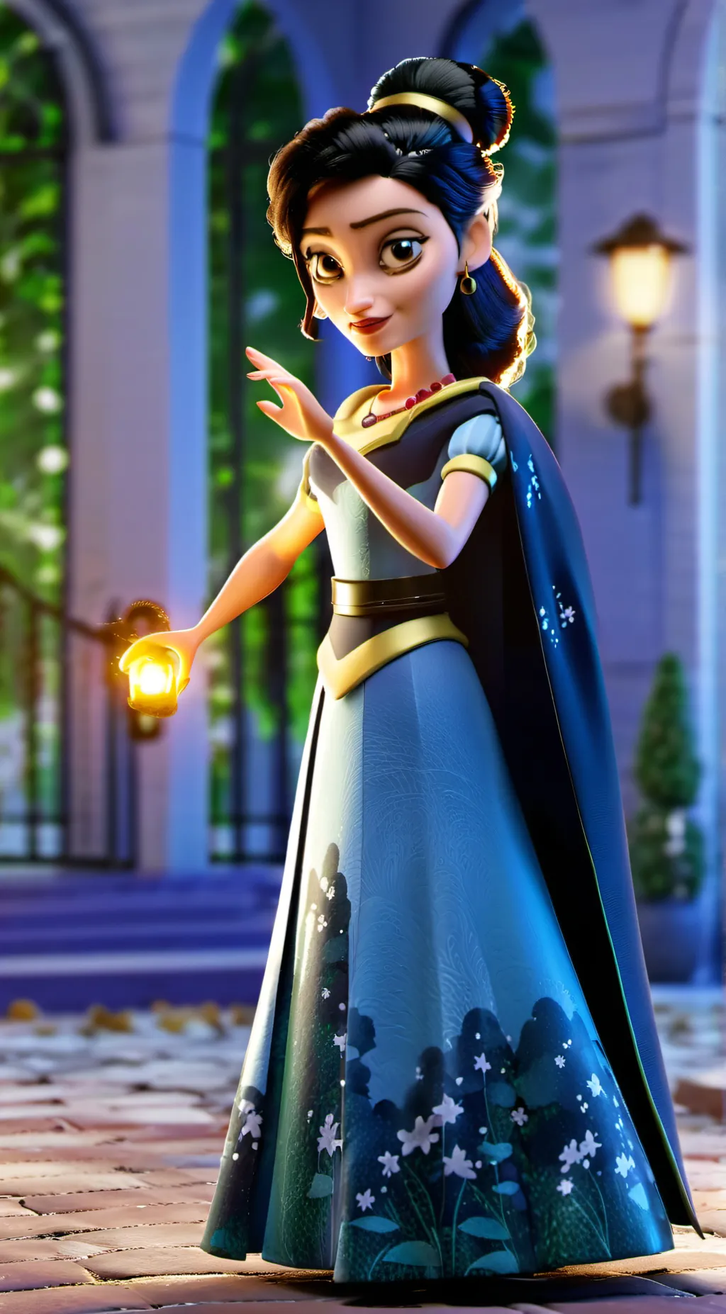 ai character: lily background