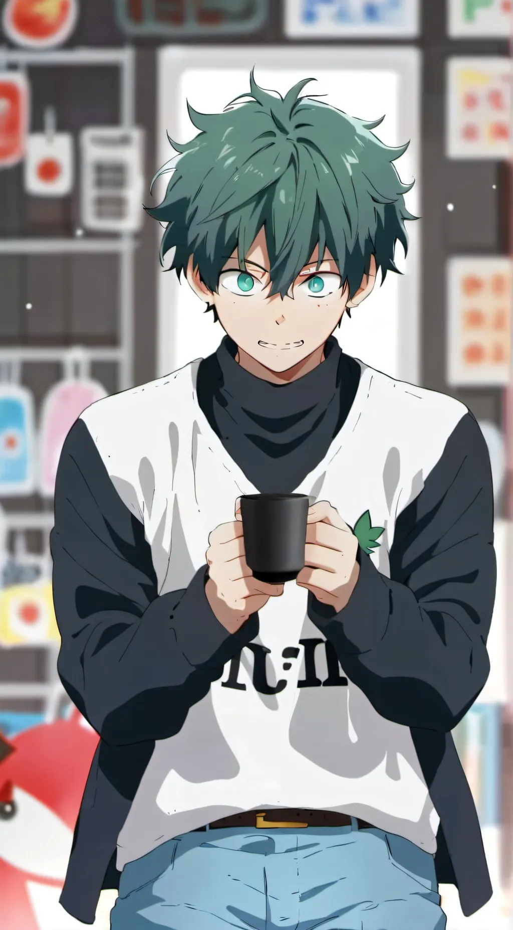 ai character: deku background