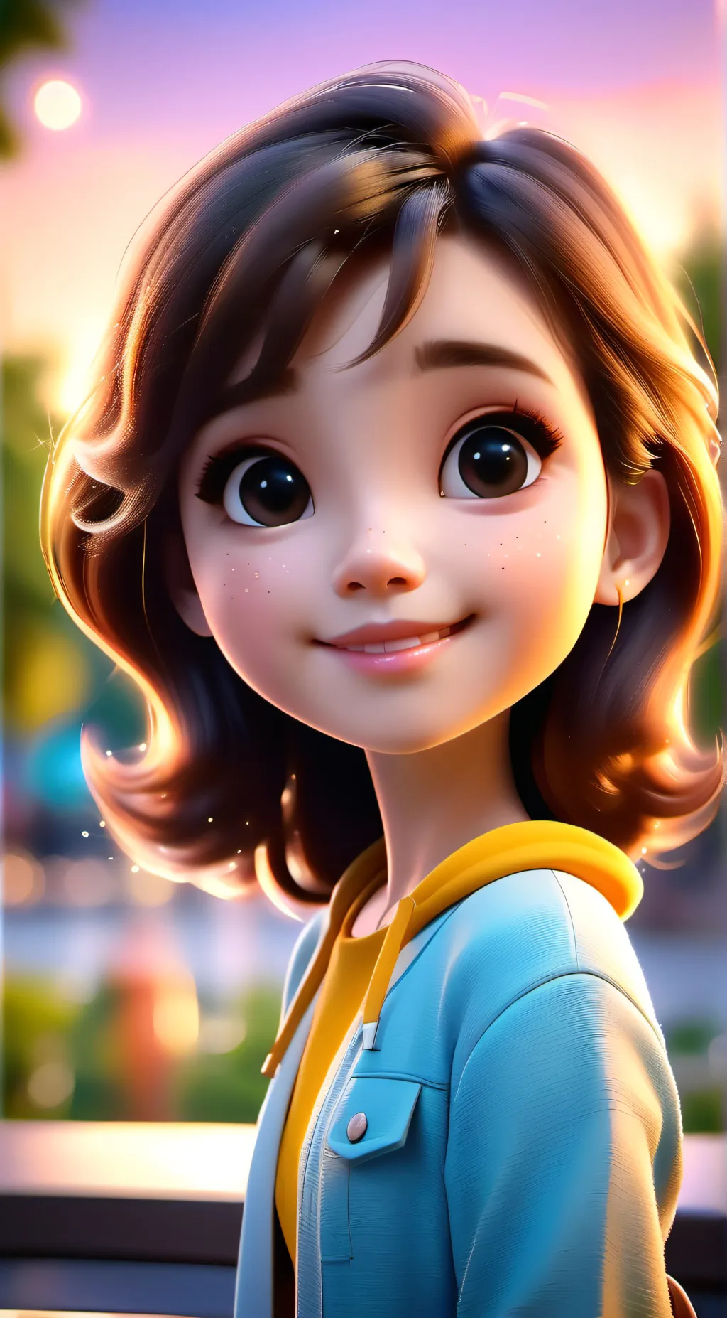 ai character: Harvelina background