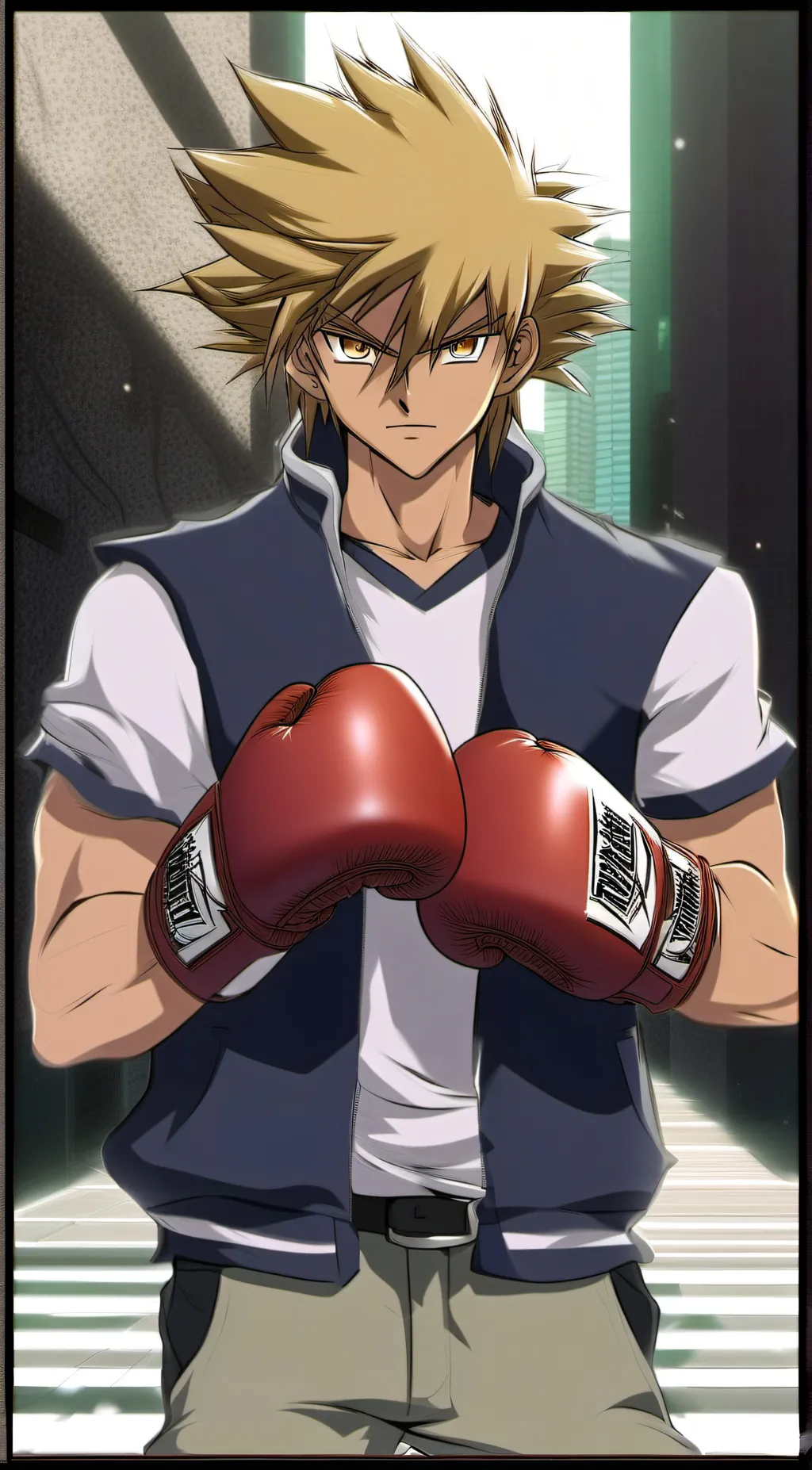 ai character: Joey wheeler  background