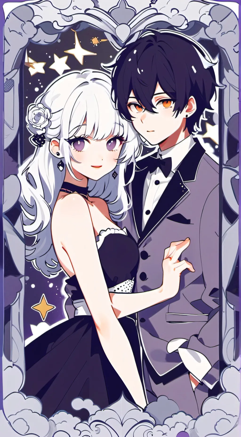 ai character: Leon and eennny background