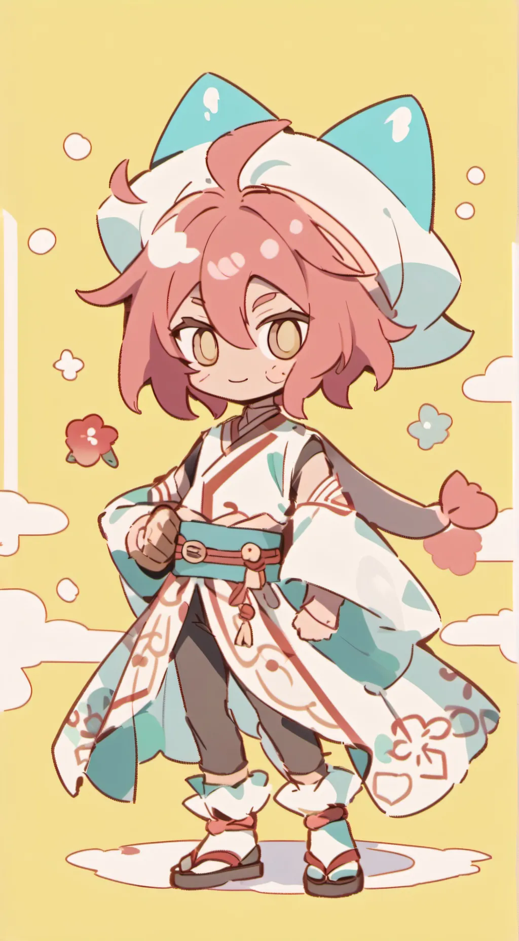 ai character: ANNOUNCEMENT  background