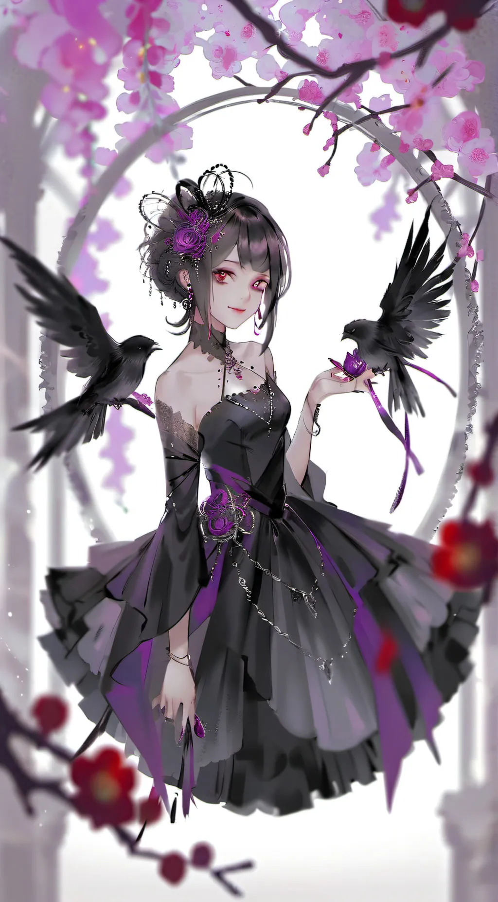 ai character: Velvet background