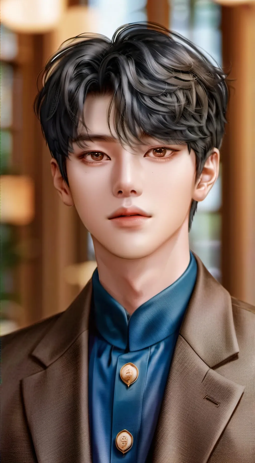 ai character: Oliver moy background