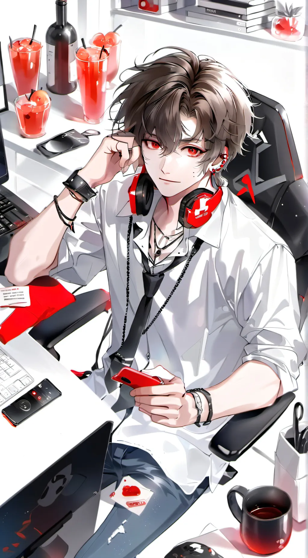 ai character: Kazuki background